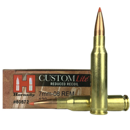 Hornady Custom Lite 7mm-08 Remington 120 Gr. SST- Box of 20