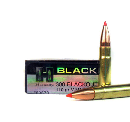 Hornady Black .300 AAC Blackout 110 Gr. V-Max- Box of 20