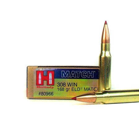 Hornady Match .308 Winchester 168 Gr. ELD Match- Box of 20