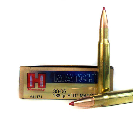 Hornady Vintage Match .30-06 Springfield (M1 Garand) 168 Gr. ELD Match- Box of 20