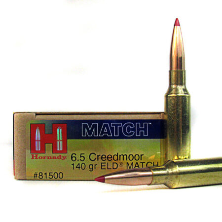 Hornady Match 6.5 Creedmoor 140 Gr. ELD Match- Box of 20
