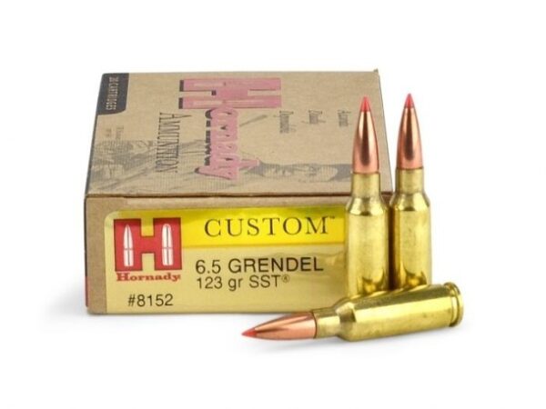 Hornady Custom 6.5 Grendel 123 Gr. SST- Box of 20