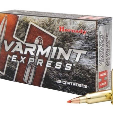 Hornady Varmint Express .224 Valkyrie 60 Gr. V-Max- Box of 20