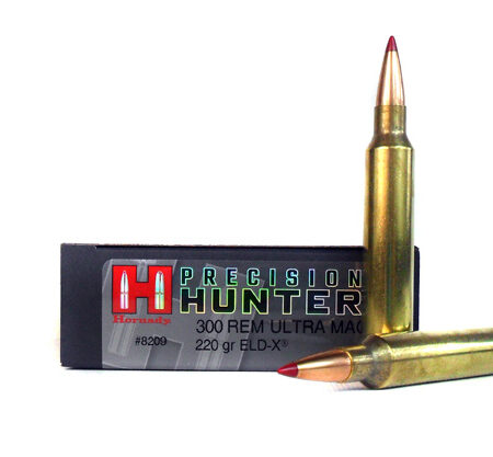 Hornady Precision Hunter .300 Remington Ultra Magnum 220 Gr. ELD-X- Box of 20
