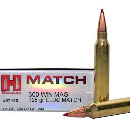 Hornady Match .300 Winchester Magnum 195 Gr. ELD Match- Box of 20