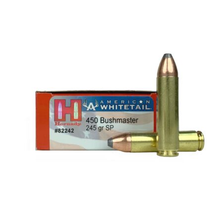 Hornady American Whitetail .450 Bushmaster 245 Gr. Interlock Spire Point- Box of 20