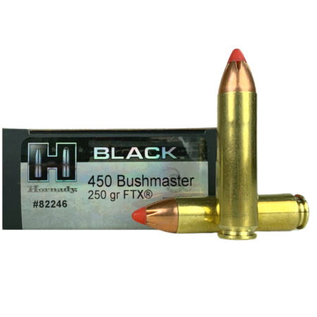 Hornady Black 450 Bushmaster 250 Gr. FTX- Box of 20