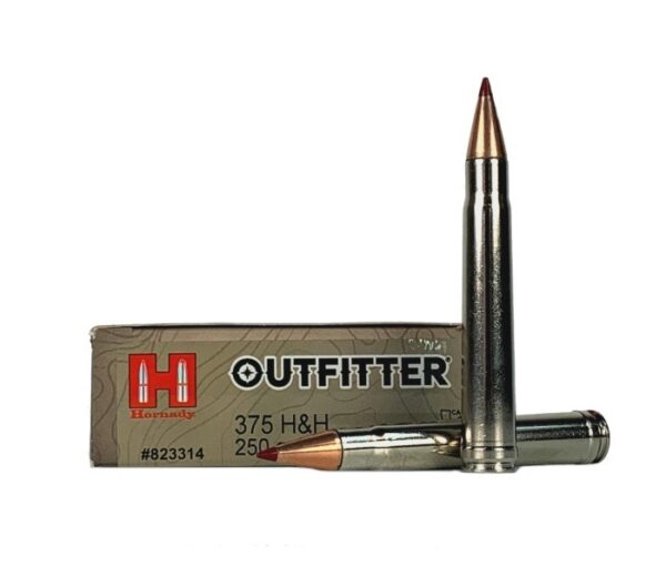 Hornady Outfitter .375 H&H Magnum 250 Gr. CX Polymer Tip- Lead-Free- Box of 20