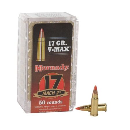 Hornady Varmint Express .17 Hornady Mach 2 (HM2) 17 Gr. V-Max- Box of 50