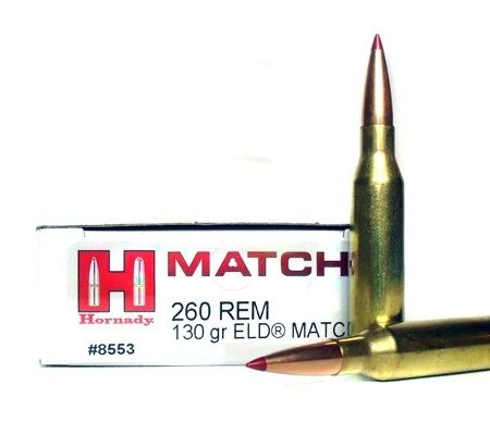 Hornady Match .260 Remington 130 Gr. ELD Match- Box of 20