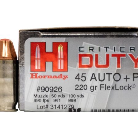 Hornady Critical Duty .45 ACP +P 220 Gr. FlexLock- Box of 20