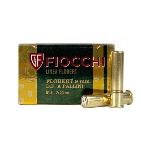 Fiocchi 9mm Rimfire (Flobert) #8 Shot Shotshell- Box of 50