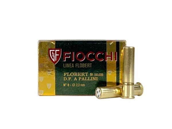 Fiocchi 9mm Rimfire (Flobert) #8 Shot Shotshell- Box of 50