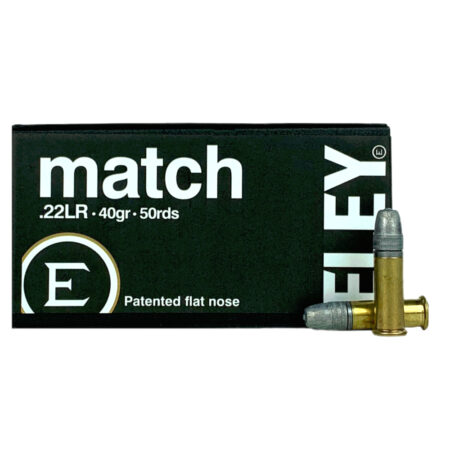 Eley Match .22 Long Rifle 40 Gr. Lead Flat Nose- Box of 50