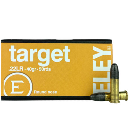 Eley Target .22 Long Rifle 40 Gr. Lead Round Nose- Box of 50