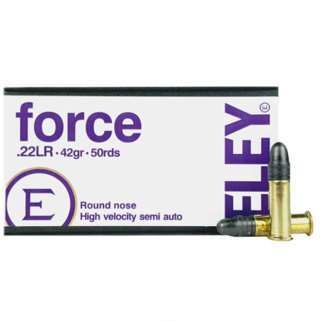 Eley Force .22 Long Rifle 42 Gr. Lead Round Nose- Box of 50