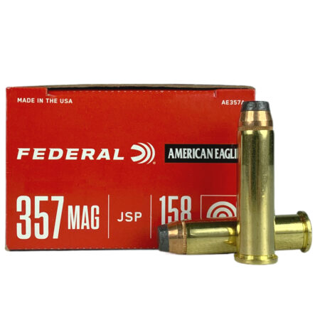 Federal American Eagle .357 Magnum 158 Gr. Jacketed Soft Point- Box of 50
