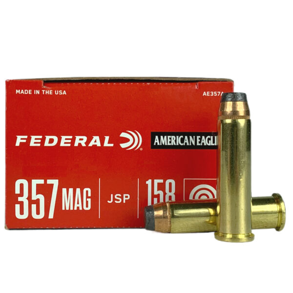 Federal American Eagle .357 Magnum 158 Gr. Jacketed Soft Point- Box of 50