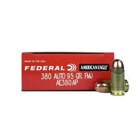 Federal American Eagle .380 ACP 95 Gr. Full Metal Jacket- Box of 50