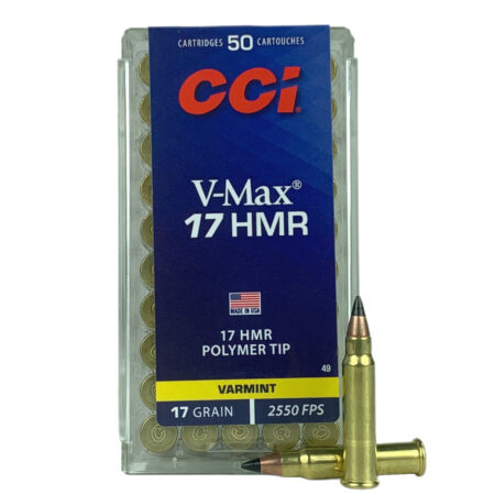 CCI .17 HMR 17 Gr. Hornady V-Max- Box of 50
