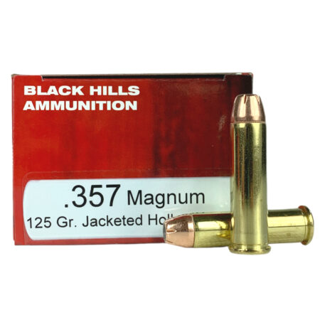 Black Hills .357 Magnum 125 Gr. Jacketed Hollow Point- Box of 50