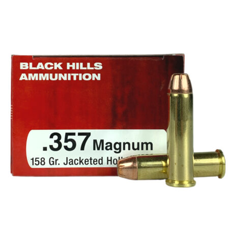 Black Hills .357 Magnum 158 Gr. Jacketed Hollow Point- Box of 50