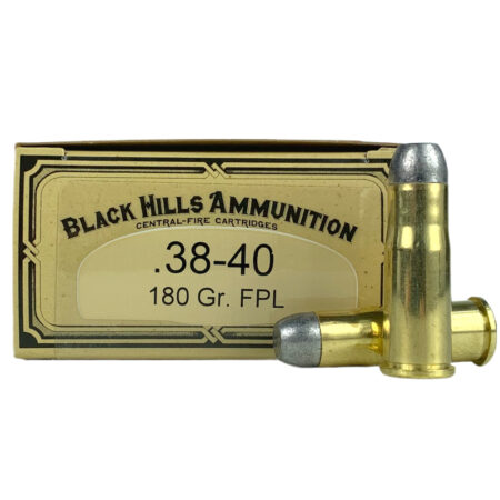 Black Hills Cowboy Action .38-40 WCF 180 Gr. Lead Flat Nose- Box of 50