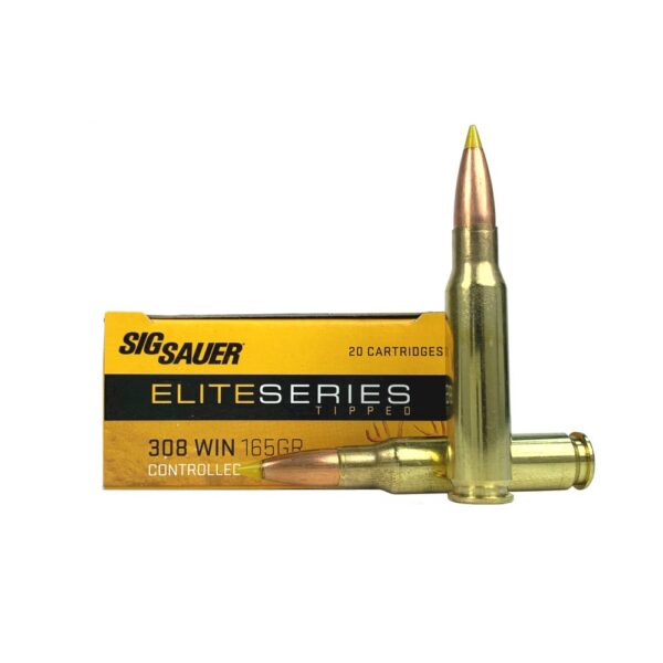 SIG SAUER Elite Hunter .308 Winchester 165 Gr. Tipped Hunter- Box of 20