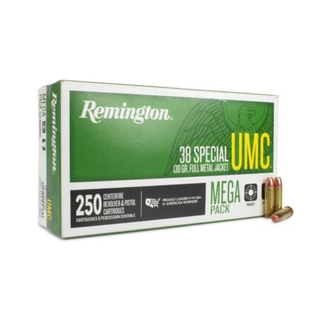 Remington UMC .38 Special 130 Gr. Full Metal Jacket- Mega Pack of 250