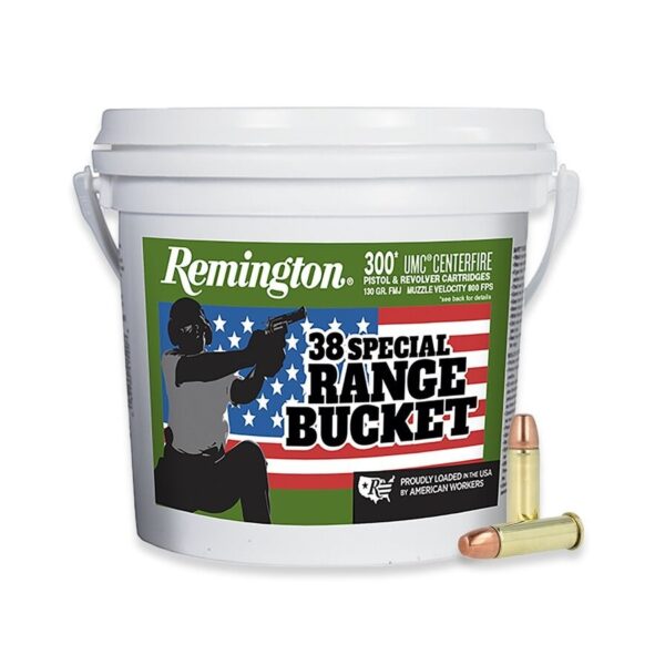 Remington UMC .38 Special 130 Gr. Full Metal Jacket- Range Bucket of 300