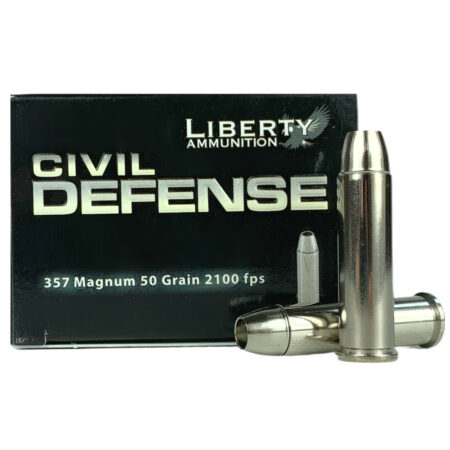 Liberty Civil Defense .357 Magnum 50 Gr. Fragmenting Hollow Point- Lead-Free- Box of 20