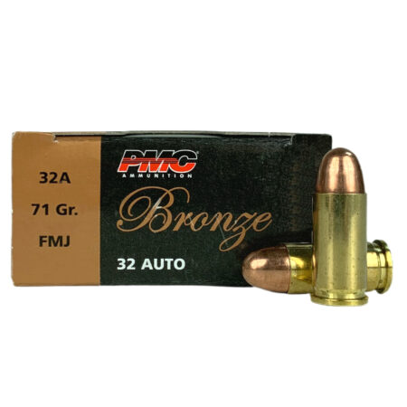 PMC Bronze .32 ACP 71 Gr. FMJ- Box of 50
