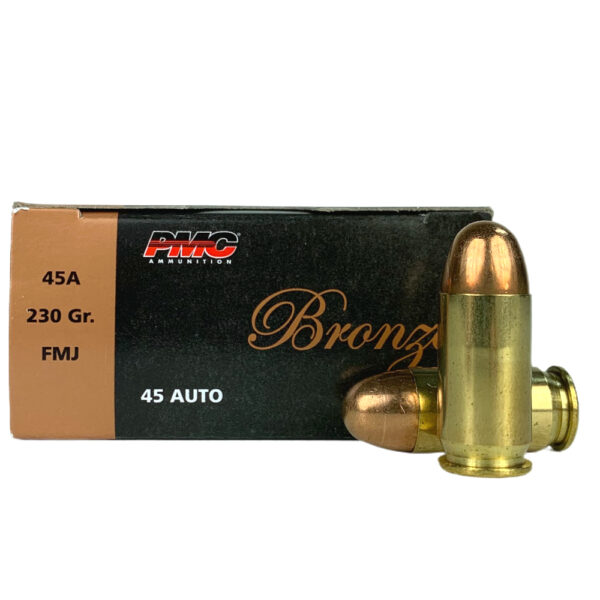 PMC Bronze .45 ACP 230 Gr. FMJ- Box of 50