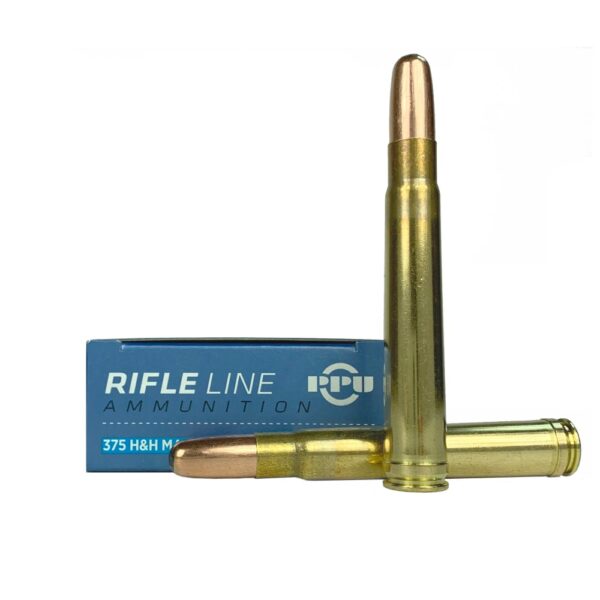 Prvi Partizan .375 H&H Magnum 300 Gr. Round Nose Soft Point- Box of 10