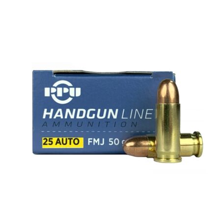 Prvi Partizan .25 ACP 50 Gr. Full Metal Jacket- Box of 50