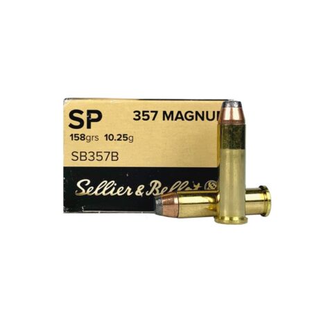 Sellier & Bellot .357 Magnum 158 Gr. Soft Point- Box of 50