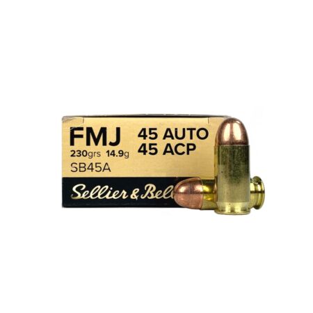 Sellier & Bellot .45 ACP 230 Gr. Full Metal Jacket- Box of 50