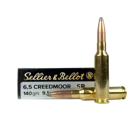 Sellier & Bellot 6.5 Creedmoor 140 Gr. Soft Point- Box of 20