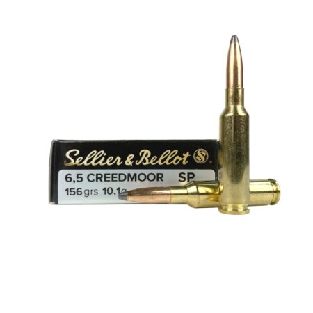 Sellier & Bellot 6.5 Creedmoor 156 Gr. Soft Point- Box of 20