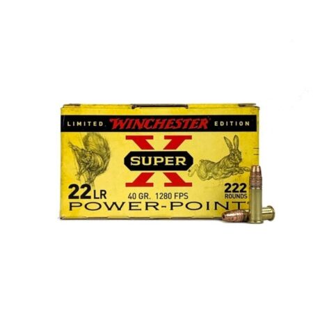 Winchester Limited Edition Super-X .22 Long Rifle 40 Gr. Power-Point Hollow Point- Box of 222