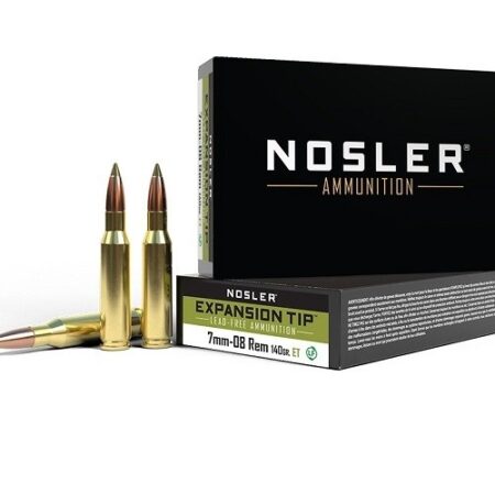 Nosler 7mm-08 Remington 140 Gr. E-Tip- Lead Free- Box of 20
