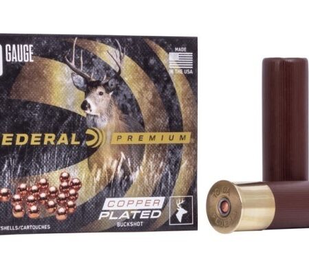 Federal Premium 10 Gauge 3-1/2" 00 Buckshot 18 Copper Plated Pellets- Box of 5