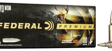 Federal Premium .270 Winchester Short Magnum (WSM) 130 Gr. Trophy Bonded Tip- Box of 20