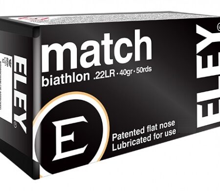 Eley Match Biathlon .22 Long Rifle 40 Gr. Flat Nose- Box of 50