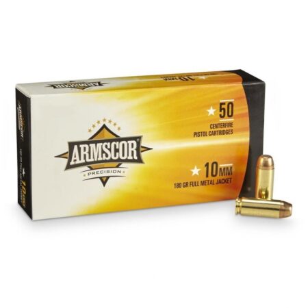 Armscor Precision 10mm Auto 180 Gr. Full Metal Jacket- Box of 50