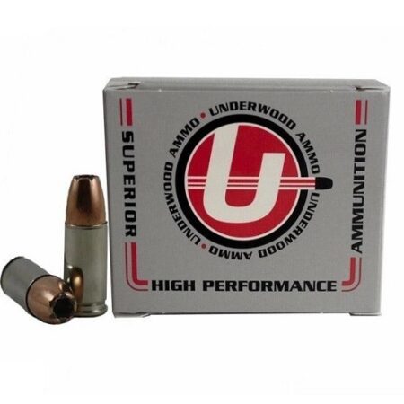 Underwood 9mm Luger +P+ 147 Gr. Speer Bonded Jacketed Hollow Point- Box of 20