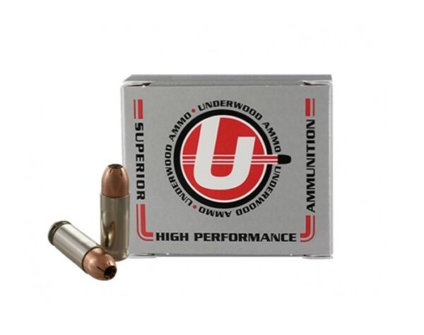 Underwood .38 Super +P 124 Gr. Hornady XTP Jacketed Hollow Point- Box of 20
