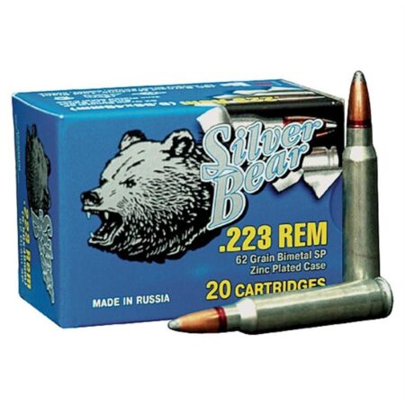 Silver Bear .223 Remington 62 Gr. SP (Bi-Metal)- Case of 500