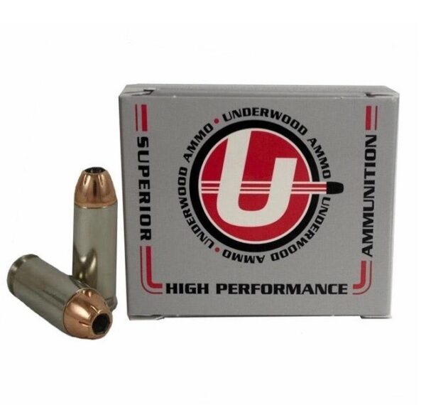 Underwood 10mm Auto 155 Gr. Hornady XTP Jacketed Hollow Point- Box of 20