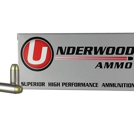 Underwood 10mm Auto 165 Gr. Full Metal Jacket Flat Nose- Box of 50